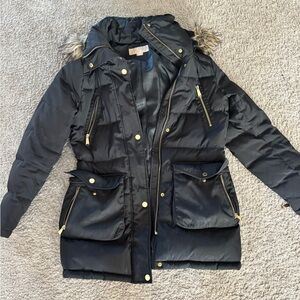MK ( Micheal Kora) coat black size medium women gently used